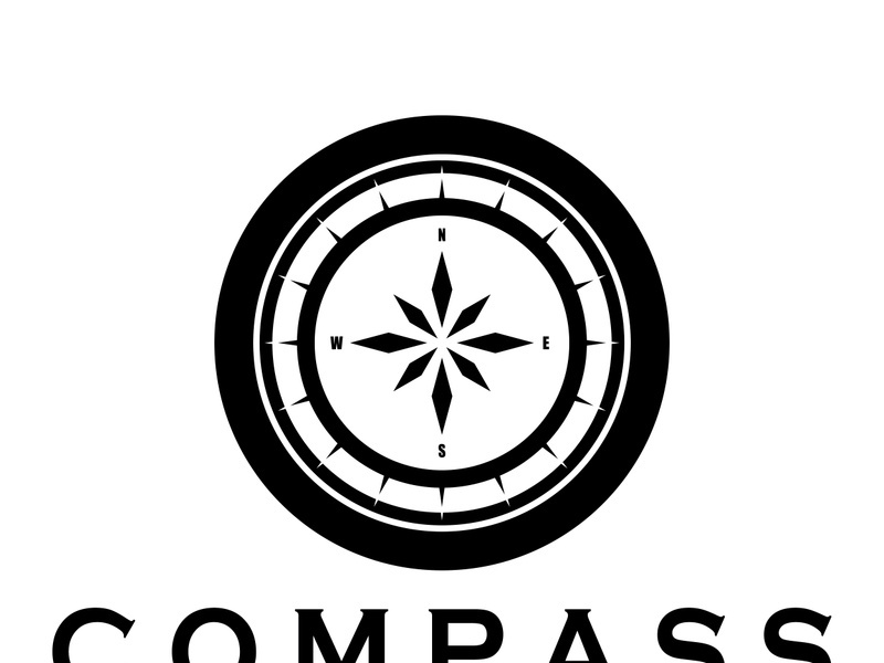 compass icon isolated on background.modern flat compass pictogram,business,marketing,internet concept.trendy simple vector symbol for websitedesign or button to mobile app.logo illustration.