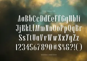 Moderica | Modern Serif Font