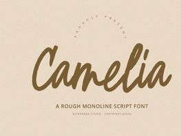 Camelia - Script Font preview picture