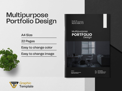 Multipurpose Black Portfolio Design