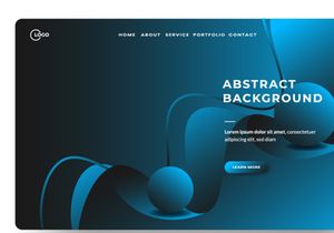 3D Abstract Background Minimal