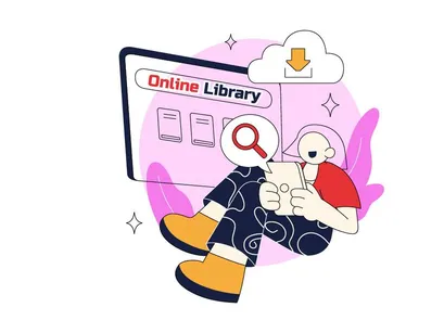 6 Online Library Vector Illustration