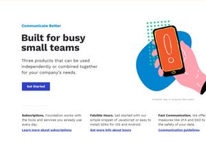 Foundation: Landing Page Design Freebie