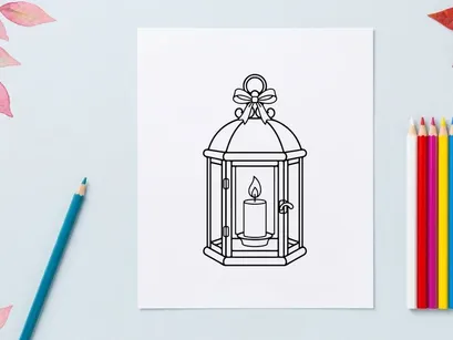 Lanterna vintage com vela acesa dentro. Lâmpada de óleo de vidro clássica para decoração aconchegante de casa e ambiente acolhedor.