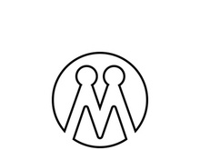 M Letter Logo Template