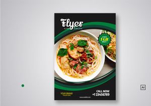 Restaurant Flyer Template Bundle V04