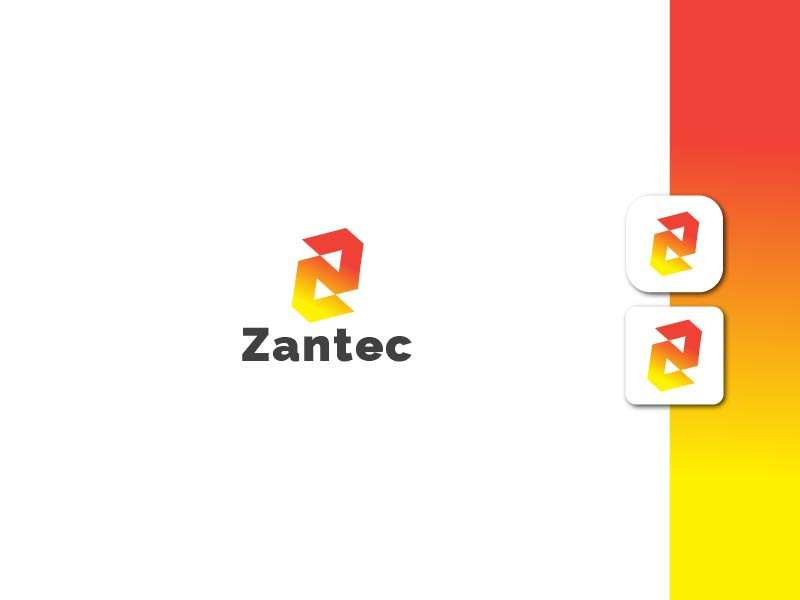 Lettermark logo design - z logo - gradient logo - app logo design