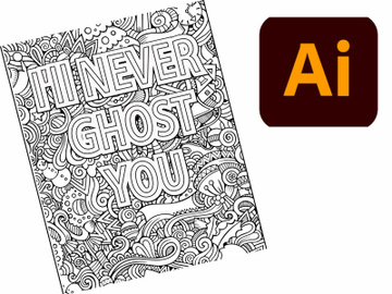 Halloween Coloring Book Page 33 preview picture