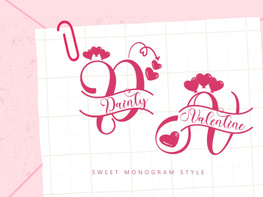 Dainty Valentine Monogram preview picture