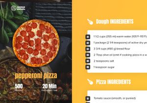 Food Pizza Recipe | Daily UI challenge - Day 040/100