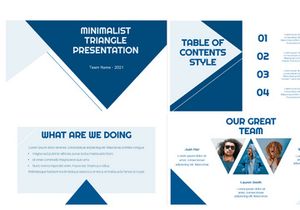 Minimalist Triangle Presentation Template
