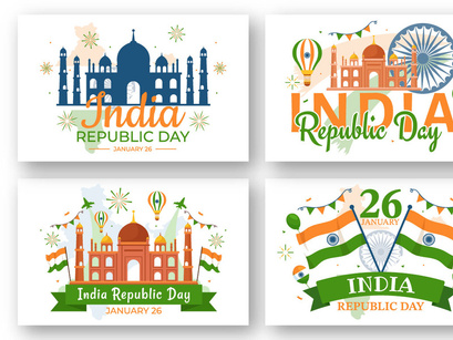 14 India Republic Day Illustration