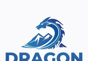 Dragon logo art illustration