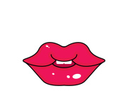 Woman's lips icon vector illustration design template