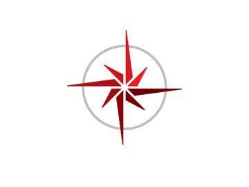 Compass Logo icon illustration design preview picture