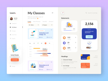 Learning Management Dashboard preview picture