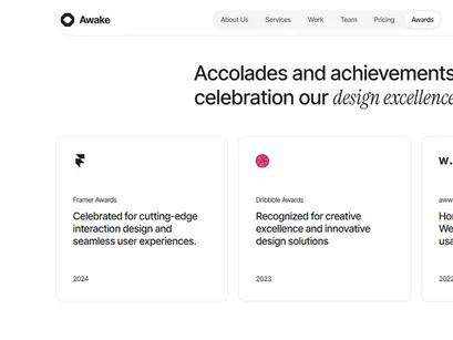 Awake Bootstrap Website Template