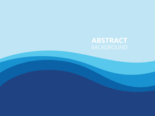 Blue wave water background wallpaper vector