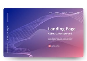 Asbtract background Landing page template vol 1