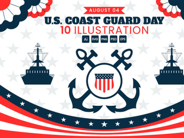 10 United States Coast Guard Day Illustration preview picture