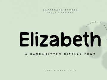 Elizabeth - Handwritten Font preview picture