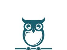 Owl logo icon design animal and simple business abstract vector