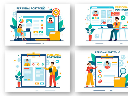 12 Personal Portfolio Illustration