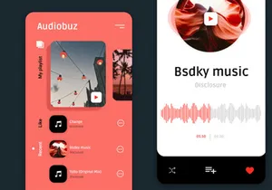 Audio Buzz Music App Concept