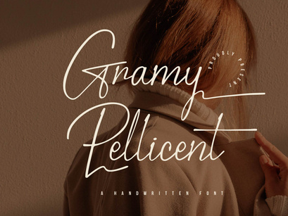 Gramy Pellicent | Handwritten Font