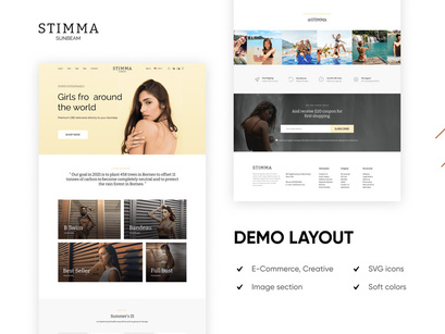 Stimma Fashion E-commerce Psd Figma