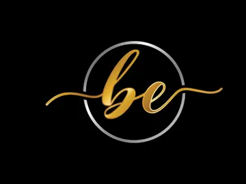 Imagen de vista previa de Diseño vectorial de iniciales B E logo. Símbolo alfabético gráfico para identidad corporativa empresarial