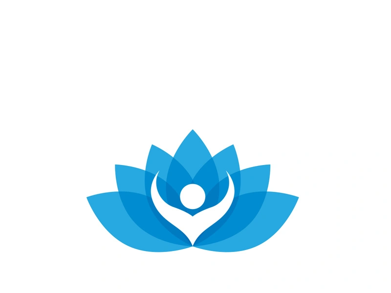 lotus flowers design logo Template icon