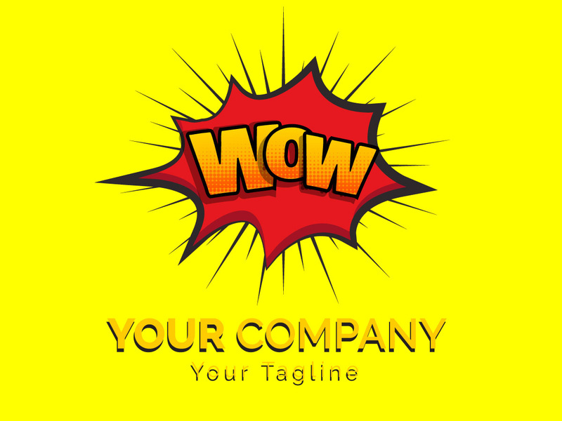 Wow Logo by Freelance Azad ~ EpicPxls