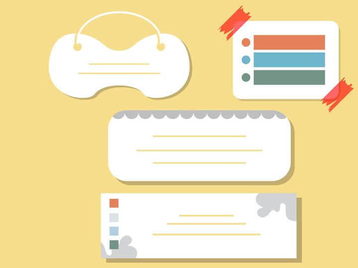 Ripped Pages Design. Torn Paper Notes Torn Edges With Tape, Vector Notepad Realistic Color Stationery Blank Memo Paper