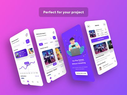 Game Store App UI Kits