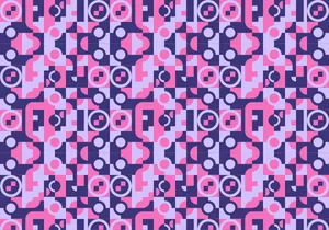 Red Blue Green Abstract geometric pattern