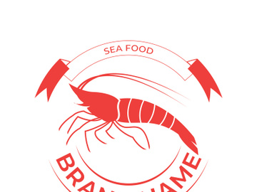 Vintage lobster logo preview picture