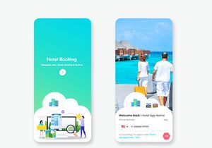Hotel Booking Mobile App UI Kit