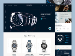 Luxury Watch Website Design preview picture