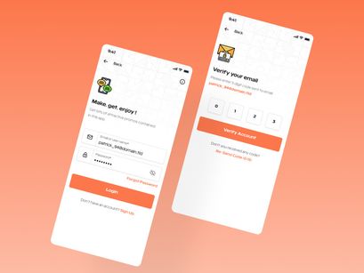 Fashion Shop Mobile App UI Screen V.1