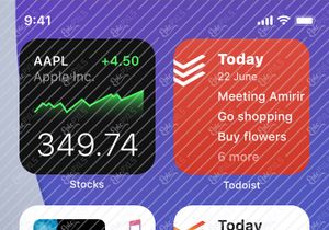 iOS 14 Widgets UI for Figma
