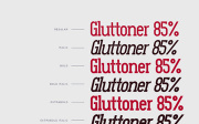 Gluttoner Slab Vintage & Bold Slab Serif
