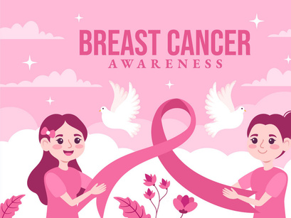 15 Breast Cancer Awareness Month Illustration