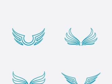 Falcon Wing  Vector Logo Icon Template preview picture