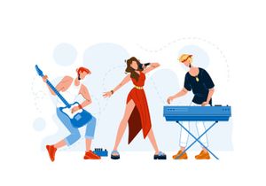 Dance music characters