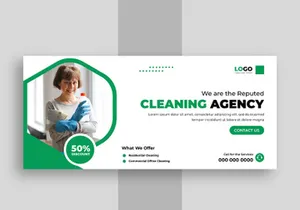 Cleaning Service Facebook Cover Banner Ver-2