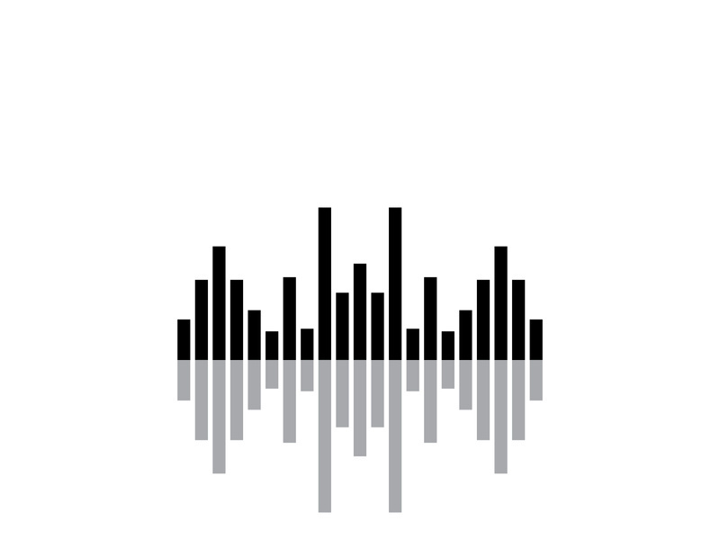 Equalizer Sound waves vector illustration design template