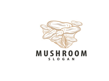 Mushroom Logo, Retro Minimalist Design preview picture