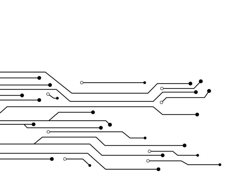 Circuit vector illustration