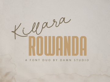Killara Rowanda - A font Duo preview picture